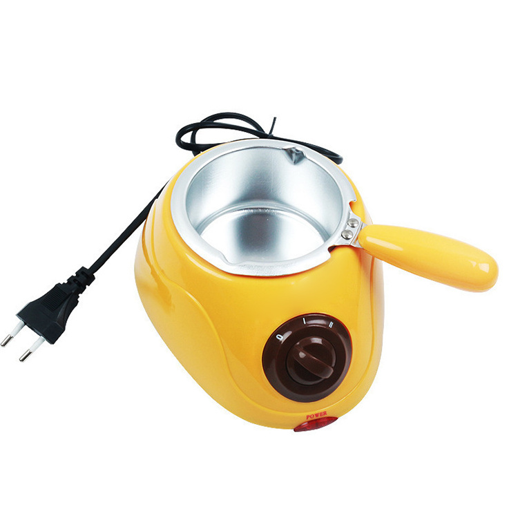 Hot Selling Mini cute chocolate making melting machine Chocolate Fondue Set Electric Chocolate Melting Hot Pots For kitchen