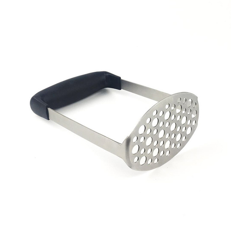 online Hot Sale New Product Kitchen Tool 2pc Stainless Steel Potato Masher And Peeler Mashed Potatoes Vegetable Shredder