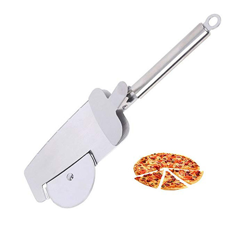 Factory Hot Sale 2024 Bakeware Gadget Pancake Cake Spatula 3 in 1 Stainless Steel Pizza Wheel Cutter