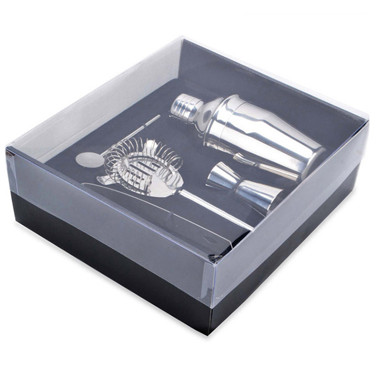 New product ideas 2024 Boston Bartender Set Two-Piece Shaker Cocktail Set Bartender Kit 5-Piece Bar Set