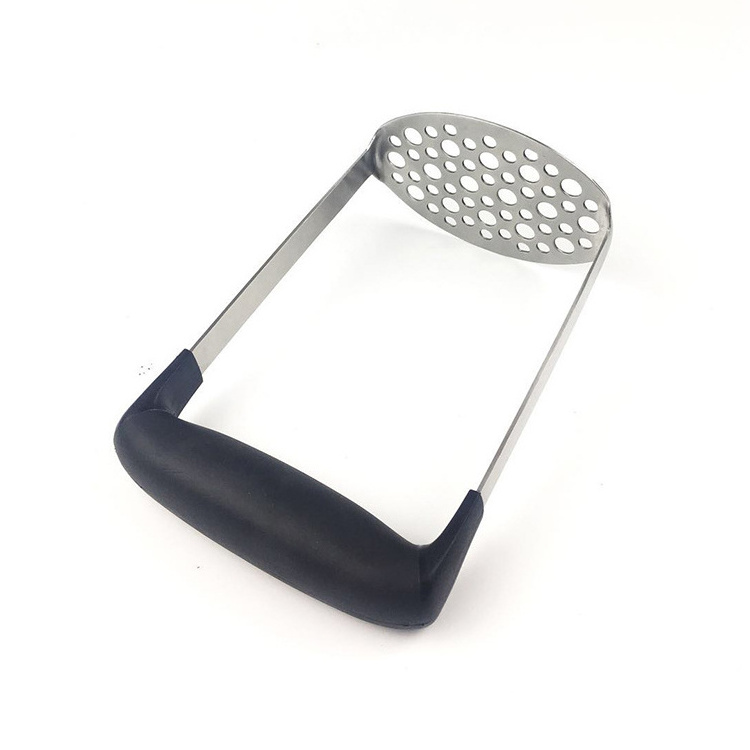 online Hot Sale New Product Kitchen Tool 2pc Stainless Steel Potato Masher And Peeler Mashed Potatoes Vegetable Shredder