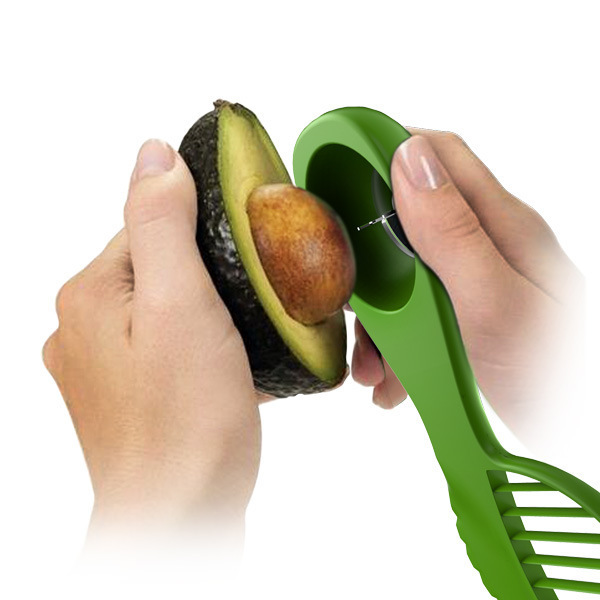 Hot Sale Avocado Slicer 3 in 1 Avocado Cutter And Avocado Peeler Tools