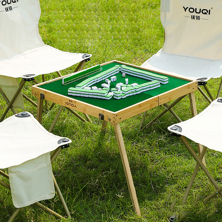 YOUQI High Quality Automatic Mahjong Table Metal Folding Mahjong Table With Wheels Outdoor Entertainment Table