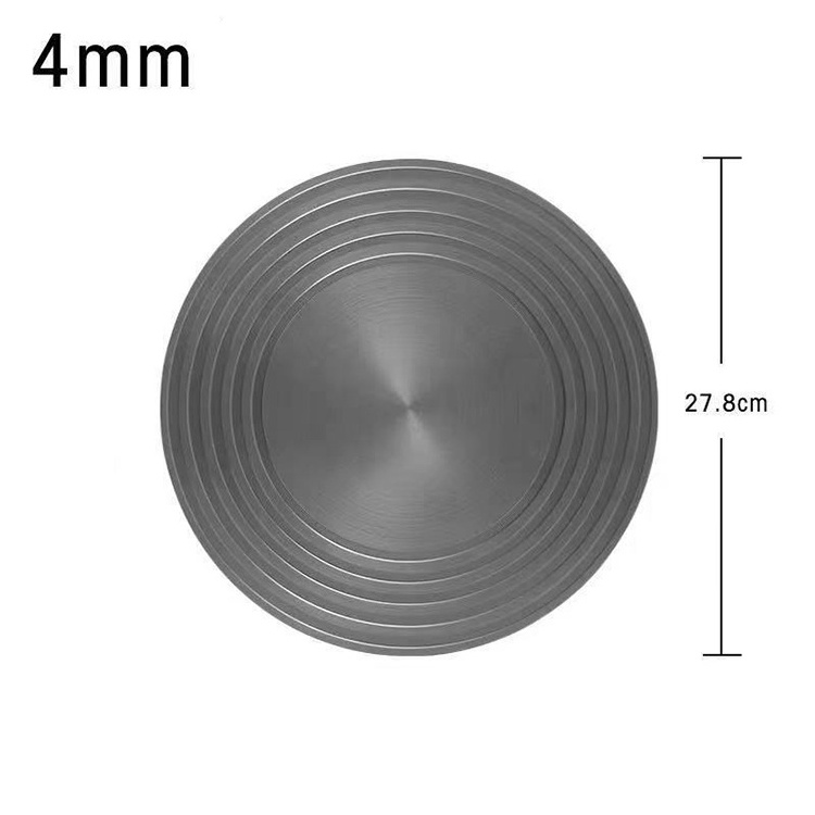 online Aluminum Quick Thawing Plate Multi Function Round Rapid Heat Conduction Plate Anti Burning Energy Saving Heat Conduction