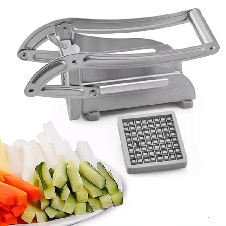 Hot KitchenTool manual stainless steel french fry cutter chips potato chipper slicer vegetable cutter