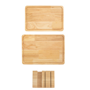 Kitchen Accessories Large Wood Cutting Board with Handle - Butcher Block Cutting Board Wood Large Charcuterie Board cookware set