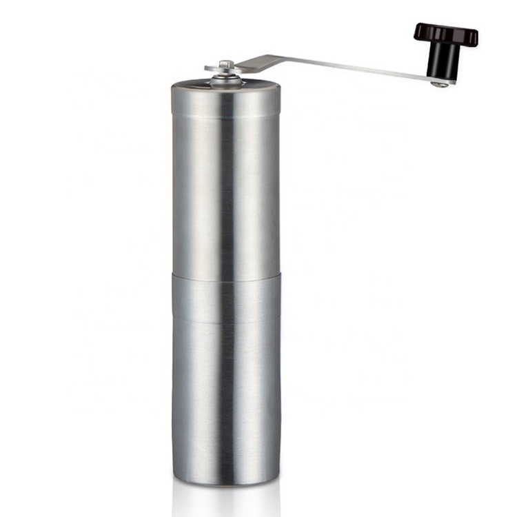 Portable Hand Crank Conical Burr Grinder Manual Stainless Steel Coffee Grinder for Camping Travel