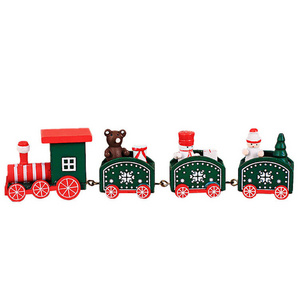 Christmas Tree Decoration Wood Truck Hanging Crafts Wooden Christmas Ornaments for Home Fireplace