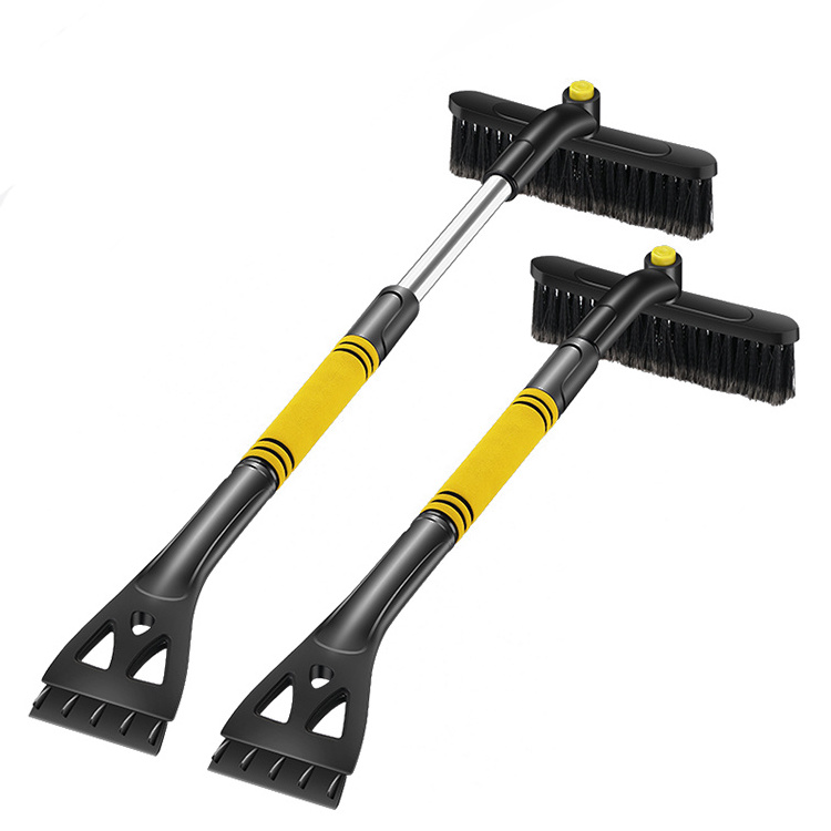 Retractable Snow Brush Ice Shovel Car Vehicle Snow Ice Scraper Snobroom Snowbrush Shovel Removal Brush Scraper Clean Ice Plastic