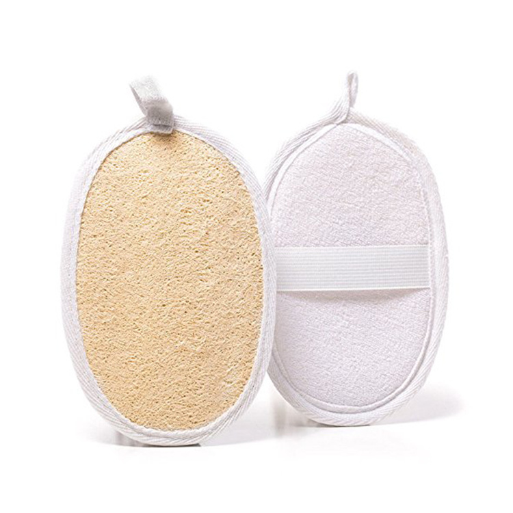 Loofah Luffa Bath Body Sponge Bathroom Shower Exfoliating Scrubbers Brush Body Spa Massager Towel Hot Sale New Natural 10*14.5cm