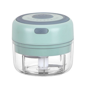 electric usb rechargeable mini electric plastic garlic food chopper vegetable mandolin dicer Electric Vegetable Slicer masher