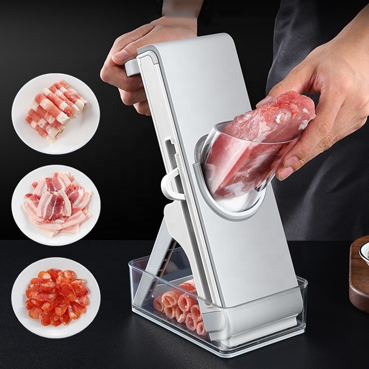 Hand vegetable cutter Kitchen lever vegetable cutter Press grater Lemon slicer thick and thin slicer meat cutter