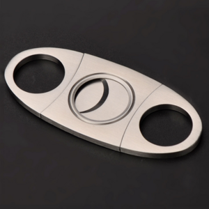 New Design Product Gold Round Stainless Steel Metal Handle Double Blade Cigar Cutter Scissors Tool Wholesale