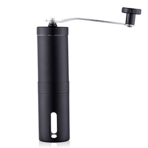 Portable Stainless Steel Coffee Bean Grinder Manual Coffee Grinder with Hand Crank for Camping Travel