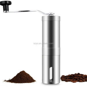 Best Selling Stainless Steel Manual Coffee Grinder , hand coffee grinder Conical Burr Hand Coffee Bean Grinder