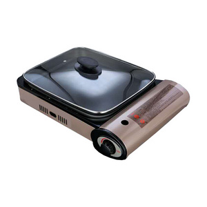 Wholesale Professional Camping Outdoor Hiking Portable Mini Butane Gas Stove Survival Kit Fried Oven