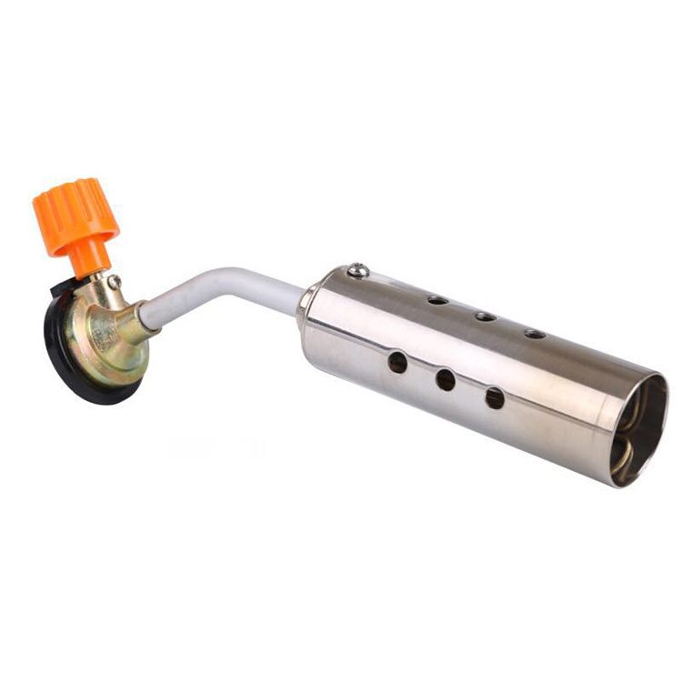 Portable BBQ Adjustable Flame Butane Gas Torch Burner Cassette Spray Gun Brazing Welding Tool