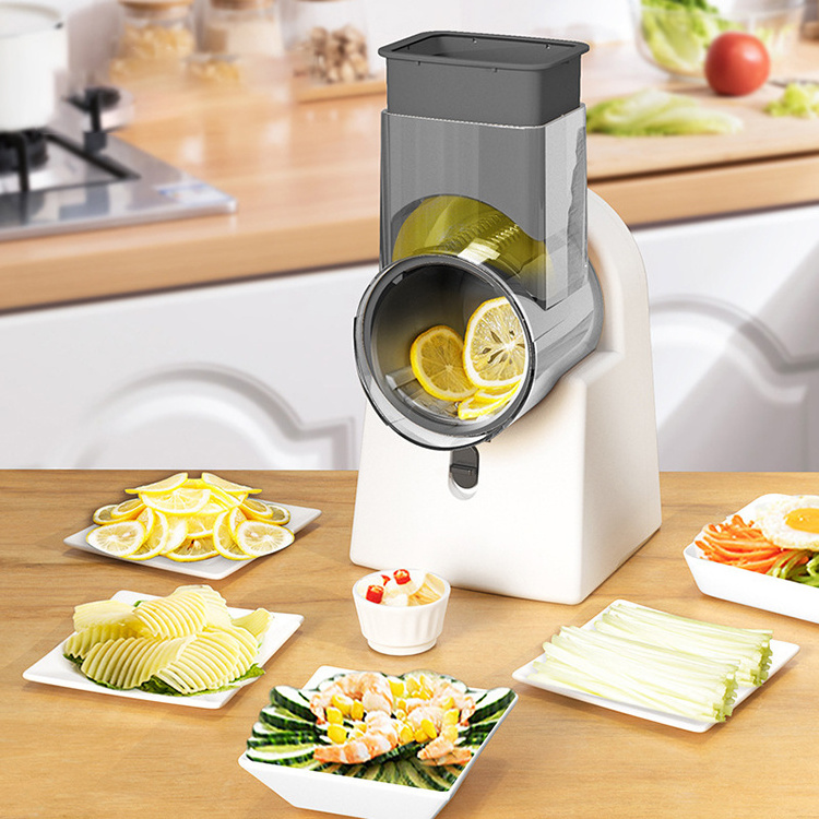 Hot selling Multifunctional Electric Vegetable Cutter Salad Maker electric vegetables slicer Shredder for Kitchen Home