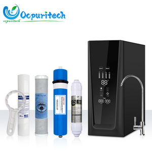 Water filter 4 stage portable domestic drinking water purifier for home reverse osmosis water