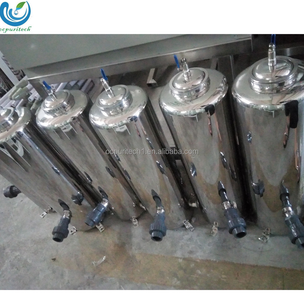 water treatment stainless steel bag filter housing