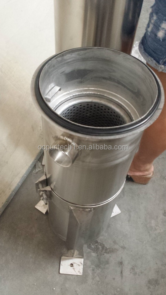 water treatment stainless steel bag filter housing