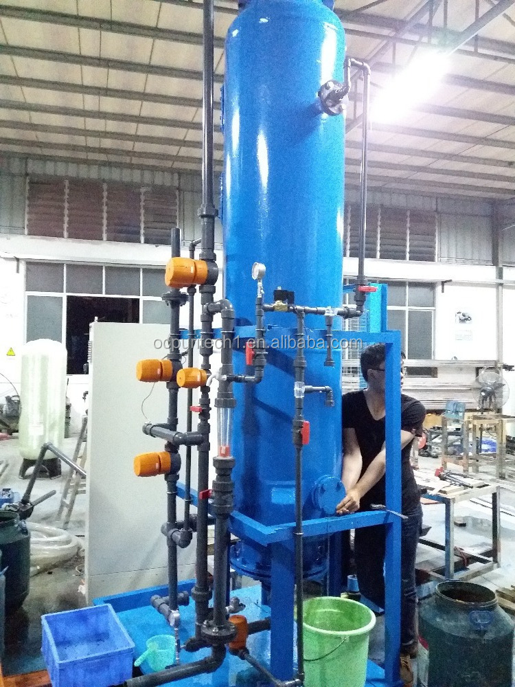 cation and anion resin exchange 6tph water deionized DI plant