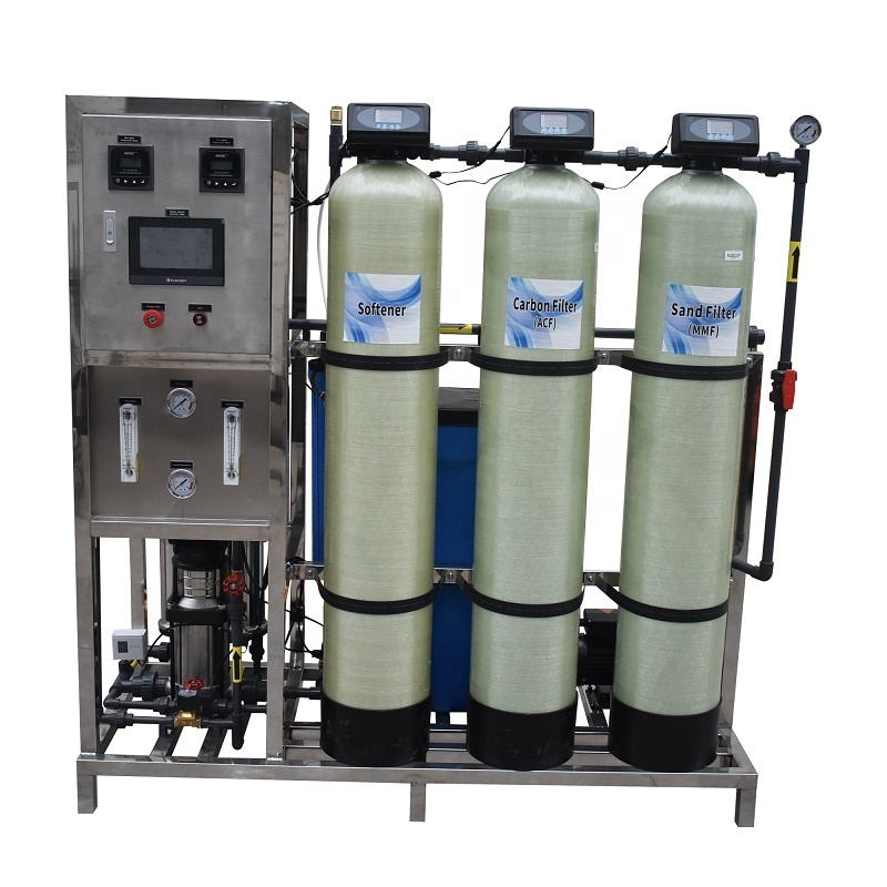 factory direct 500 liters per hour ro machine industrial reverse osmosis mobile water treatment unit