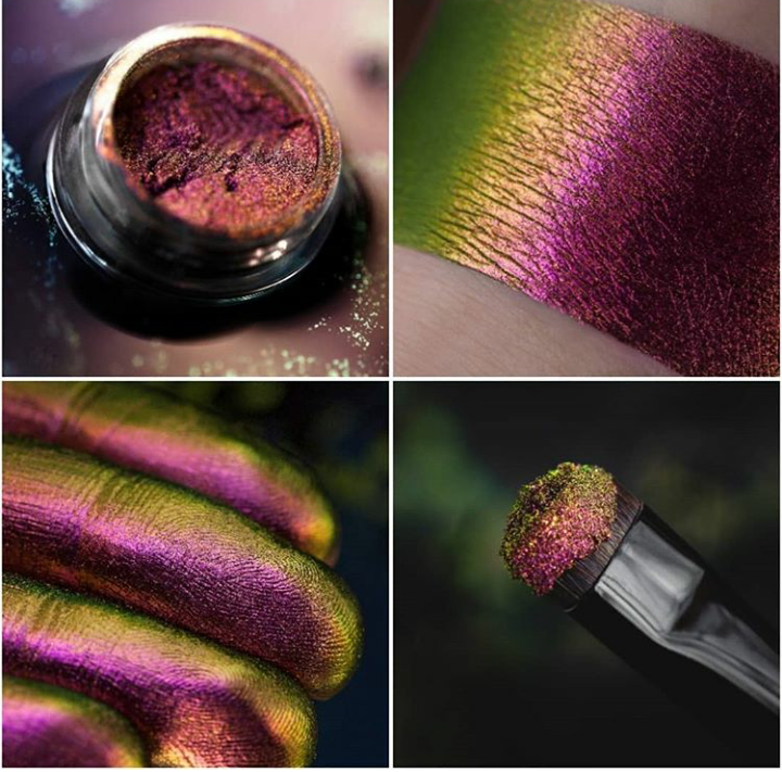 hot sell auto paint cosmetic pigment Chameleon powder nail polish powders optical variables Loose Eyeshadow Powder Duochrome