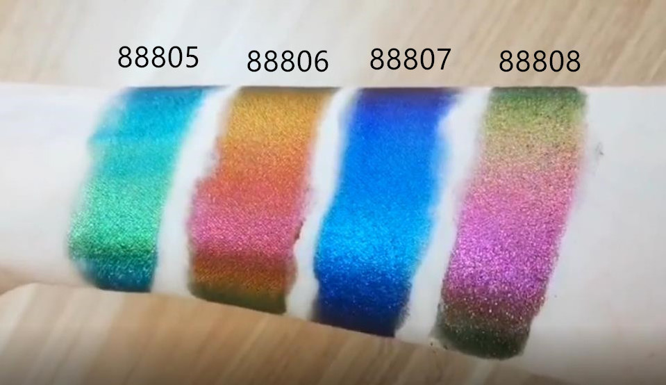 hot sell auto paint cosmetic pigment Chameleon powder nail polish powders optical variables Loose Eyeshadow Powder Duochrome