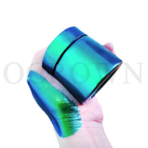 Chrome chameleon color moving flip flop mica pigment hyper shift high grade chameleon car paint pigment