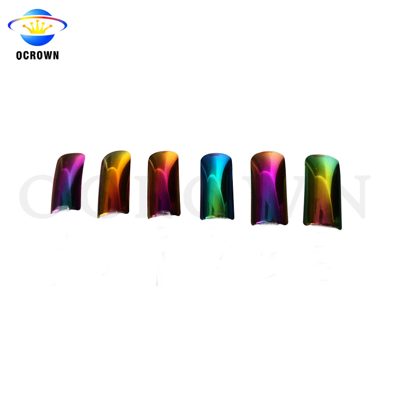 Super shining chrome mirror chameleon color shifting nails pigment cosmetic eyeshadow powder