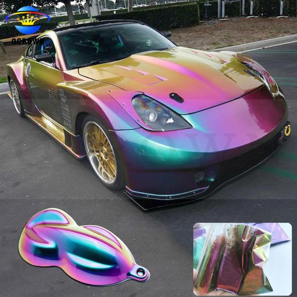 Popular neon color shifting mirror powders cameleon car paint pigments for automotive coating