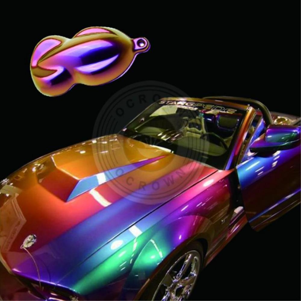 Popular neon color shifting mirror powders cameleon car paint pigments for automotive coating