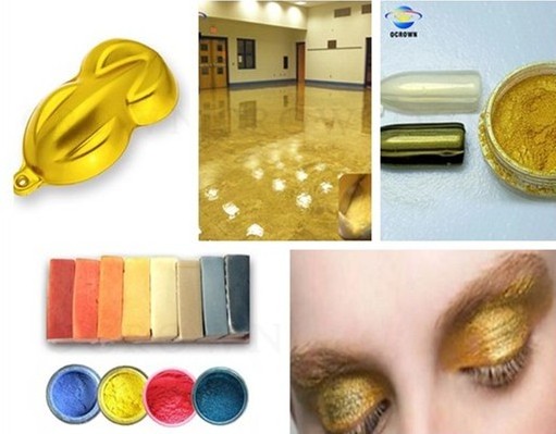 Gold paint powder gold pearl pigment color mica powder for car paint