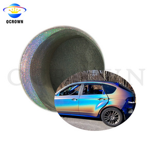 Wholesale Holo Effect Paint Glitter Powder Laser Rainbow Powder for Paint