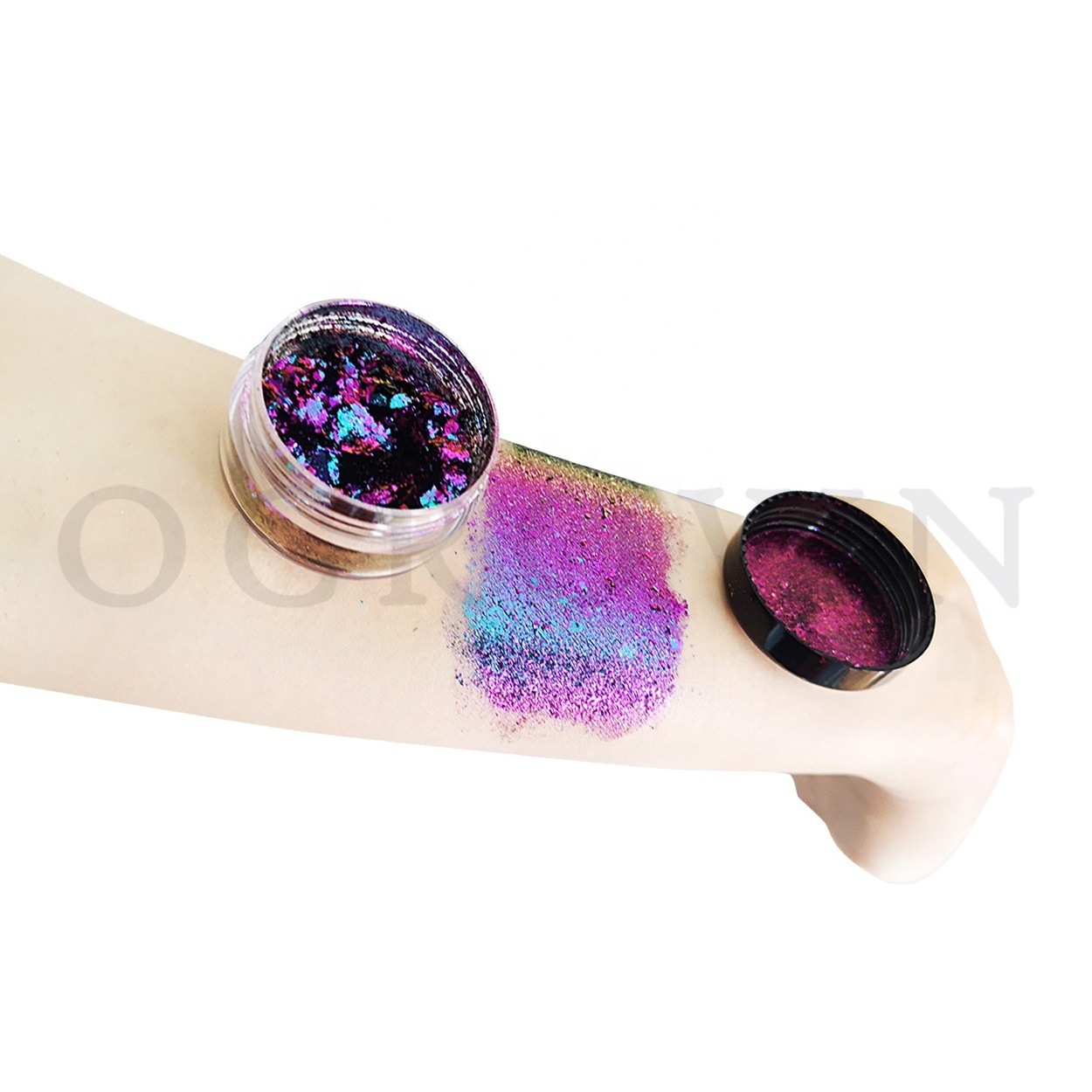 Chameleon Glass Irregular Flakes Used In Cosmetic Pigment Mirror Effect Pigment For Nail Polish