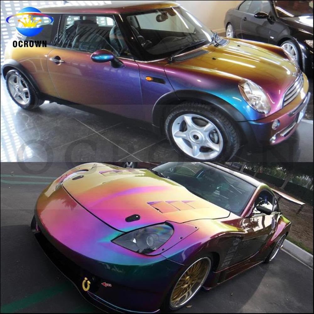 Popular neon color shifting mirror powders cameleon car paint pigments for automotive coating