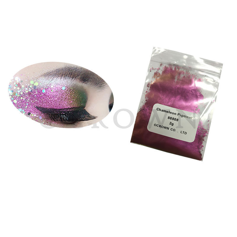 Chameleon pigment powder color shifting  pigment used in nail art body art eye shadow car spray cup coating paint