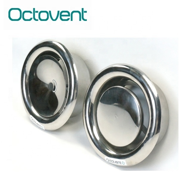 Octovent Fresh Air Vent Cover Stainless Steel Ball Weather Louver