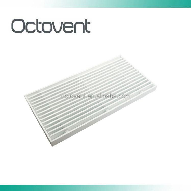 HVAC Aluminum Single Deflection Air Grille Exhaust Air Louver Air Vent Cover Aluminum Louver