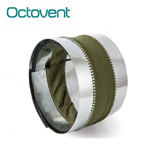 Flexible Canvas Galvanized Steel Duct Connector for Air Conditioning Ducting