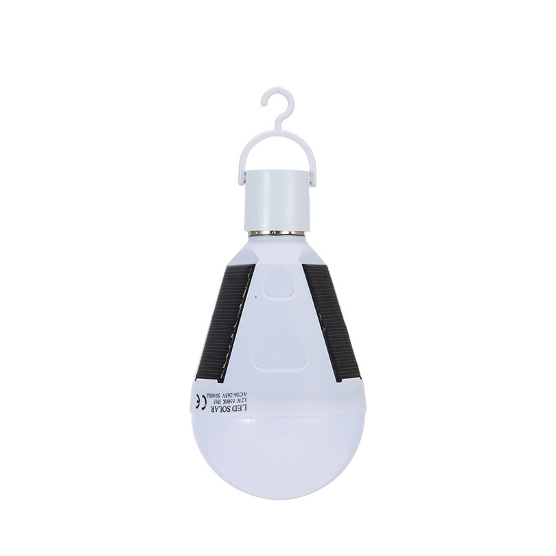 High standard 7W e27 LED solar emergency bulb from Guangdong supplier