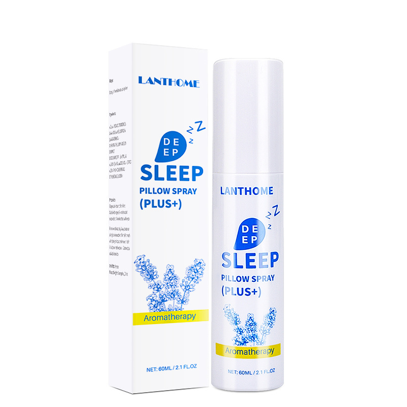 Hot Sale New 60ml Aromatherapy Deep Sleep Pillow Spray Chloroform Lavender Sleep Spray for Sleeping Deep