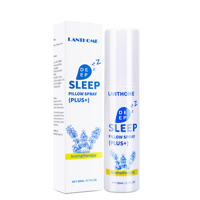 Hot Sale New 60ml Aromatherapy Deep Sleep Pillow Spray Chloroform Lavender Sleep Spray for Sleeping Deep