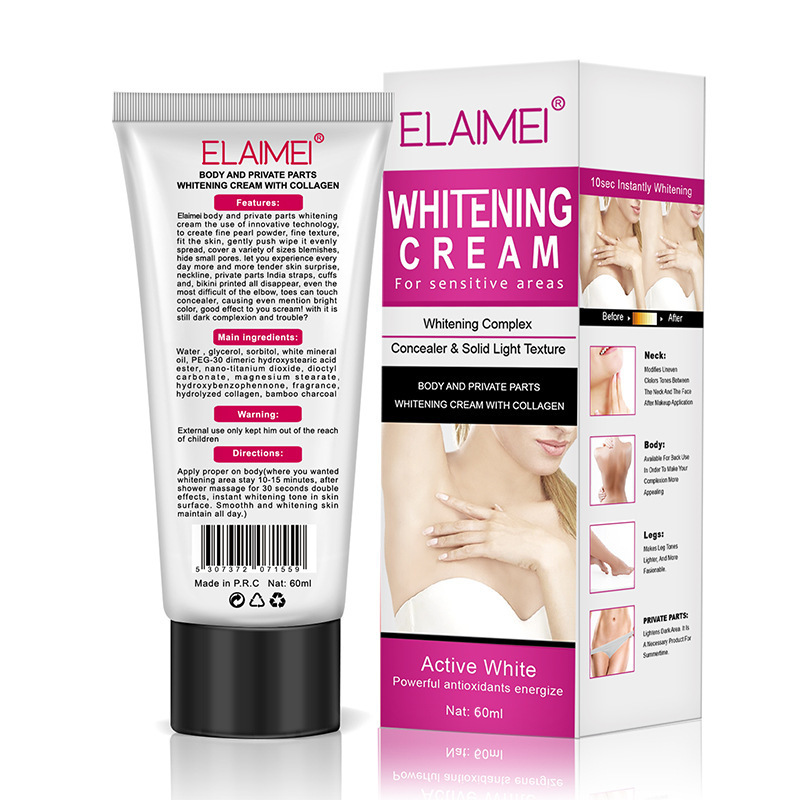 Wholesale Beauty Vagina Armpit Underarm Body Elbow Whitening Cream for Sensitive areas