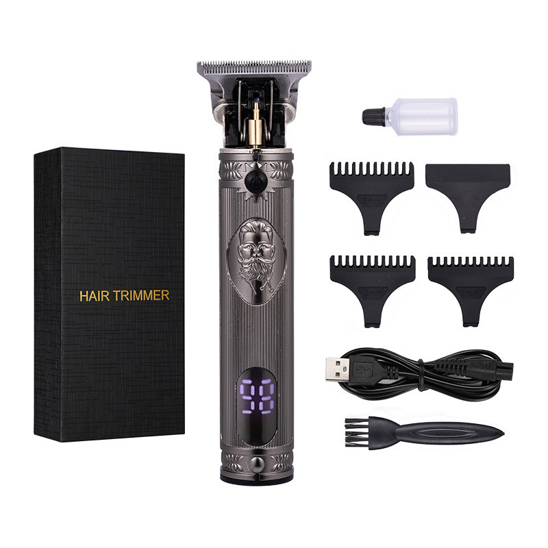 Professional T9 Rechargeable Cordless Electric Trimmer Hair Cut Machine Set Hair Trimmer Barber Hair Clipper For Men