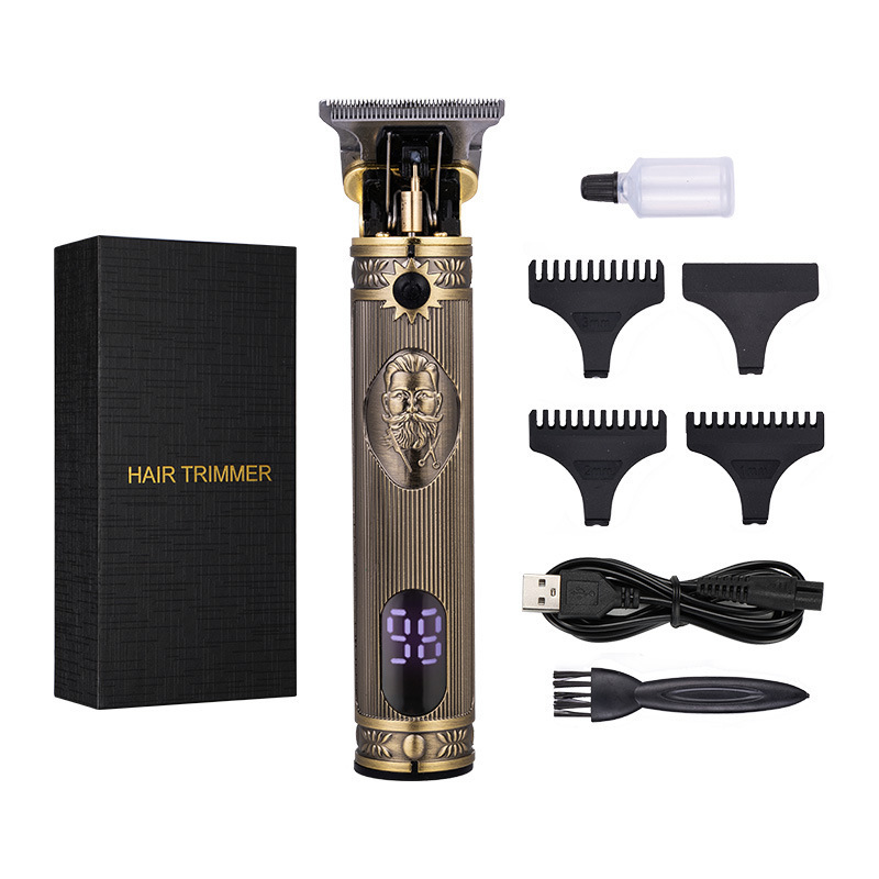 Professional T9 Rechargeable Cordless Electric Trimmer Hair Cut Machine Set Hair Trimmer Barber Hair Clipper For Men