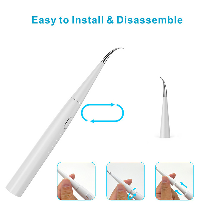 Dental Plaque Calus Remover Dental Care Electric Oral Scaler Rechargeable Teeth Cleaner Dental Scaler