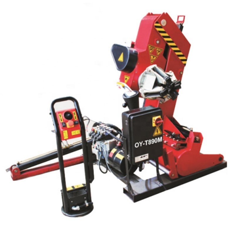 Automatic mobile truck tire changer 13