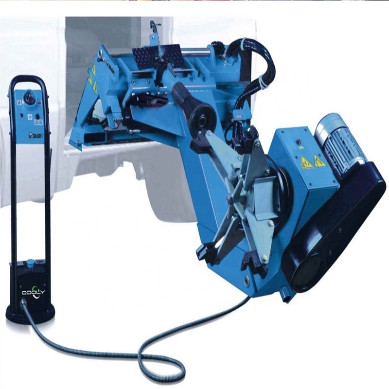 Automatic mobile truck tire changer 13